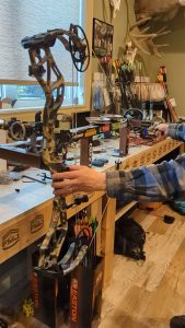 pro-shop showing bow press