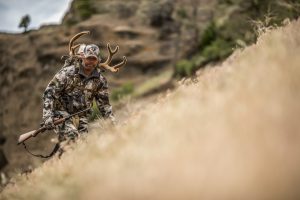 hunting on steep terrain